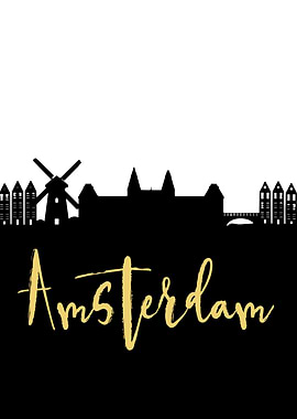 Amsterdam Skyline Holland