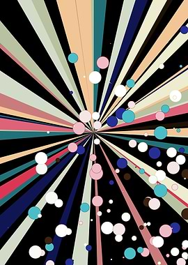 Universe Colorful Lines