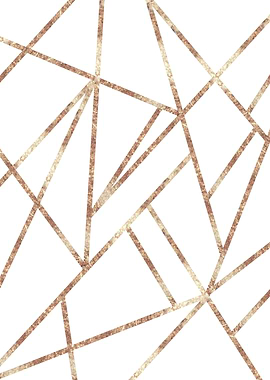 White Rose Gold Geo 1