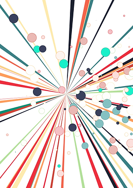 Universe Colorful Lines