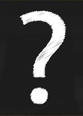 Question Mark Blackboard