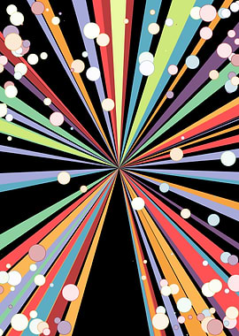 Universe Colorful Lines