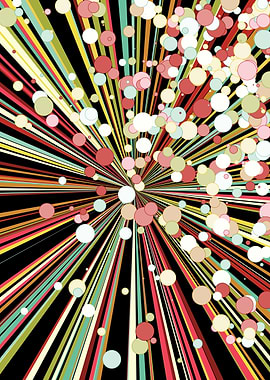 Universe Colorful Lines