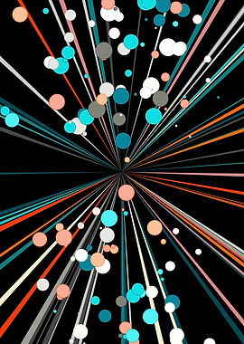 Universe Colorful Lines