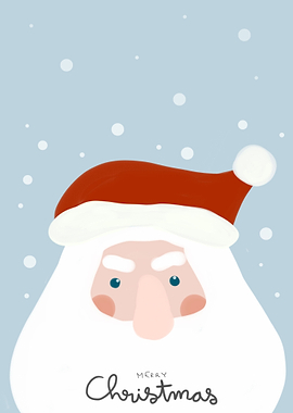 Santa Claus face painting