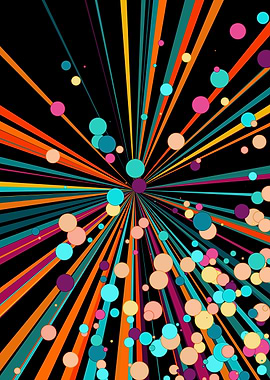 Universe Colorful Lines