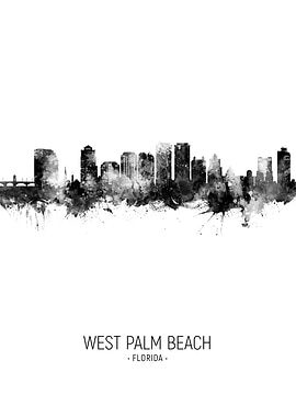 West Palm Beach Skyline