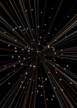 Universe Colorful Lines