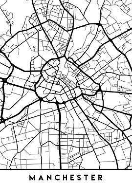 Manchester Map England