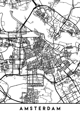 Amsterdam Map Holland