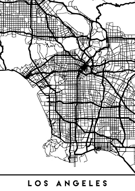 Los Angeles Map California