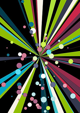 Universe Colorful Lines