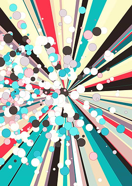 Universe Colorful Lines