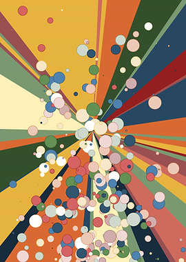 Universe Colorful Lines