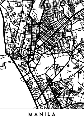 Manila Map Philippines