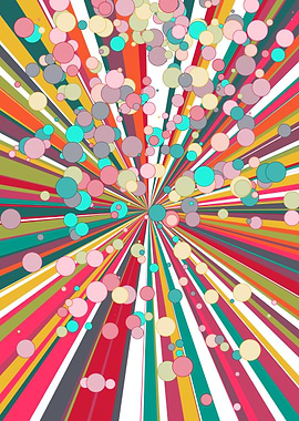 Universe Colorful Lines