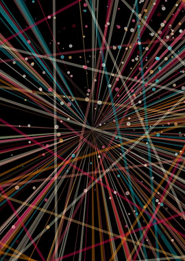 Universe Colorful Lines