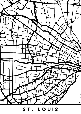 St Louis Map Missouri