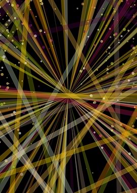 Universe Colorful Lines