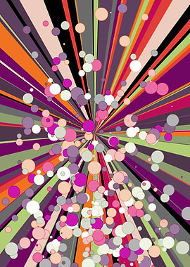 Universe Colorful Lines