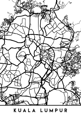 Kuala Lumpur Map Malaysia