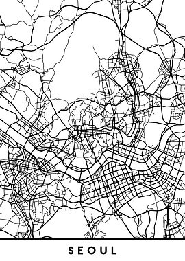 Seoul Map South Korea