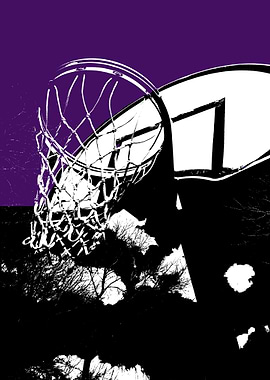 Basketball art hoop 4