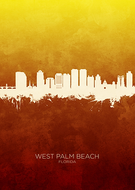West Palm Beach Skyline