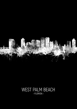 West Palm Beach Skyline