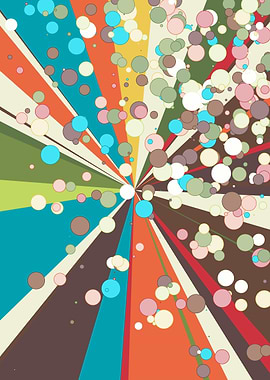 Universe Colorful Lines