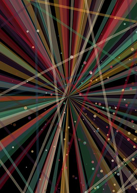 Universe Colorful Lines