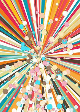 Universe Colorful Lines