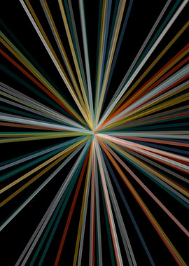 Universe Colorful Lines