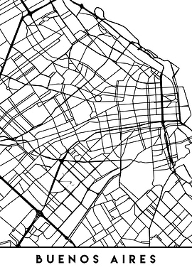 Buenos Aires Map Argentina