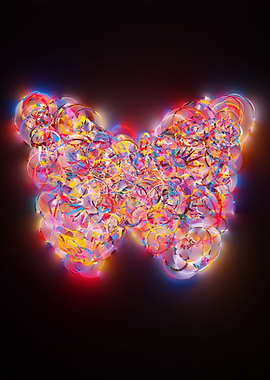 Abstract Butterfly Colors