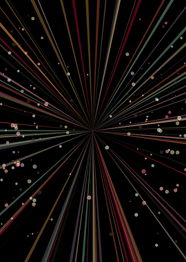 Universe Colorful Lines