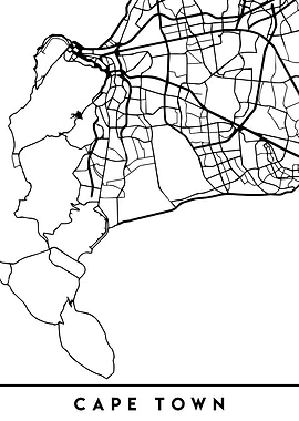 Cape Town Map South Africa