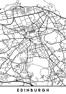 Edinburgh Map Scotland