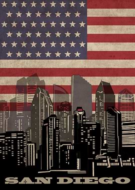 san diego city flag