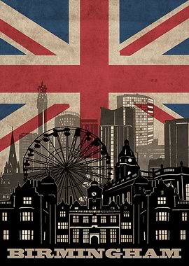 birmingham city flag