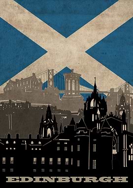 edinburgh city flag