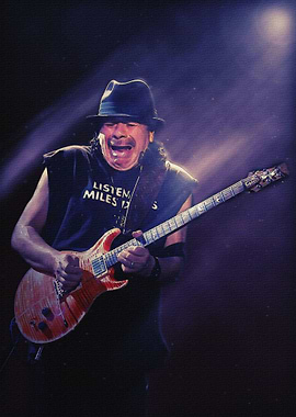 Superstars Carlos Santana