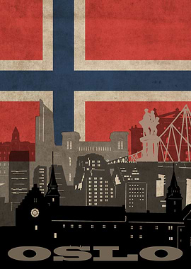 oslo city flag