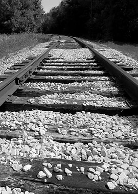 Railroad track photo c1