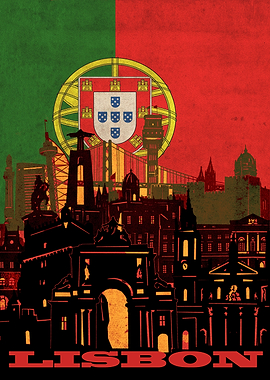 lisbon city flag