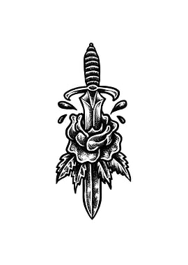 Blade Sword dot work