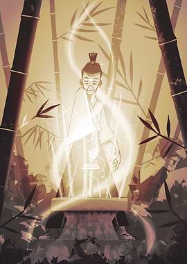 Samurai Sword in the stone