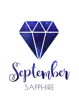 September Sapphire gem