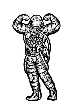 Strong Astronaut