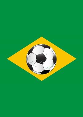 Brazil Football Flag